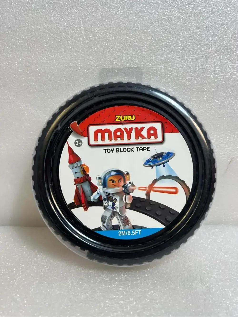 Zuru Mayka Toy Block Tape Black 2M / 6.5FT